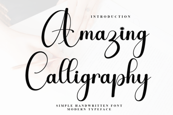 Amazing Calligraphy Font for Elegant Handmade Designs