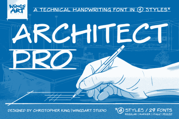Architect Pro: The Handwriting Font for Clear Campaigns