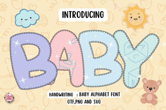 Baby Alphabet: A Soft Typeface for Gentle Editorial Design
