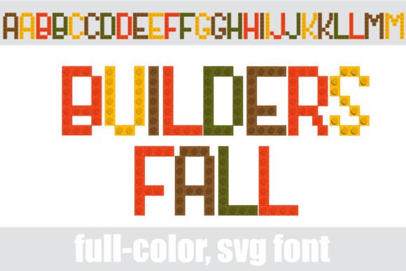 Builders Fall Font for Handmade Product Branding