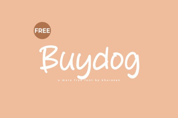 Buydog: A Modern Handwriting Font for Web Design