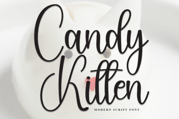 Candy Kitten: An Elegant Script Font for Editorial Design
