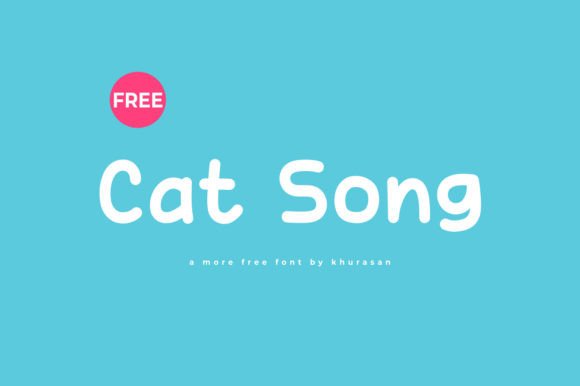 Cat Song: A Modern Handwriting Font for Makers