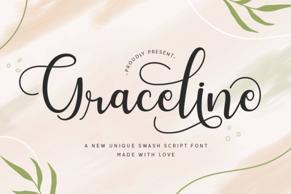 Graceline: A Swash Script Font for Elegant Editorial Design