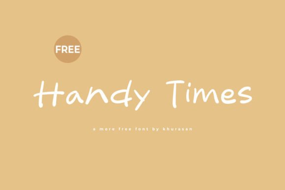 Handy Times Typeface for Modern Web Design