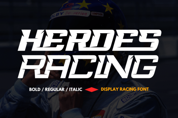 Heroes Racing: A Modern Sans Serif Typeface