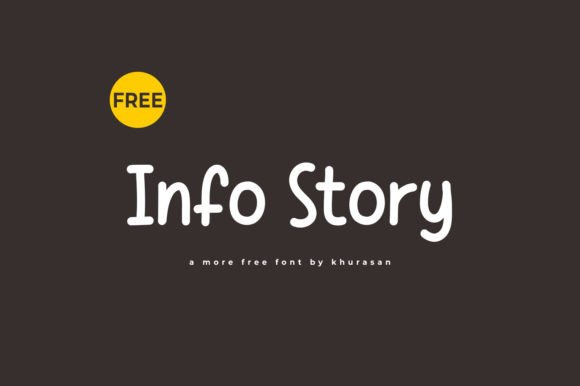 Info Story: A Modern Handwriting Font for Designers