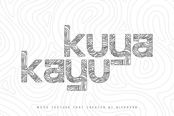 Kuya Kayu Font for Luxury Campaign Design