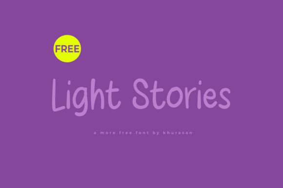 Light Stories Font for Elegant Branding