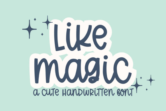 Like Magic: A Script Handwritten Font for Editorial Design