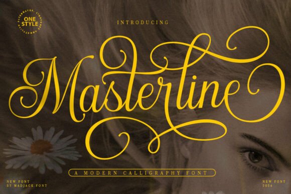Masterline Calligraphy: A Modern Script Font for Web Design