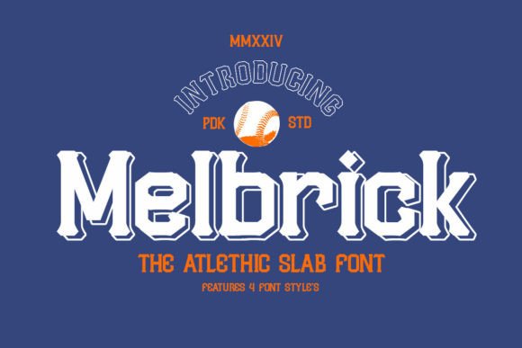 Melbrick: A Bold Slab Serif Font for Small Business Branding