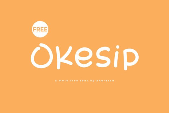 Okesip Font for Modern Web Design