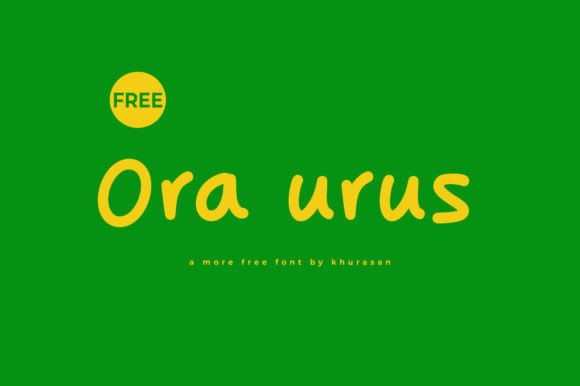 Ora Urus Font Review: Modern Handwritten Style