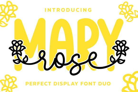 Rose Mary Duo Typeface for Editorial Design