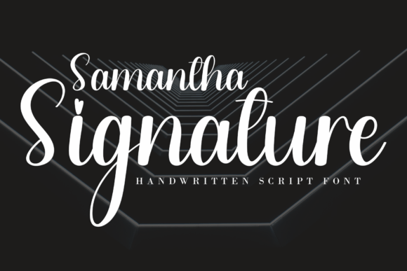 Samantha Signature: Modern Script Font for Web Design