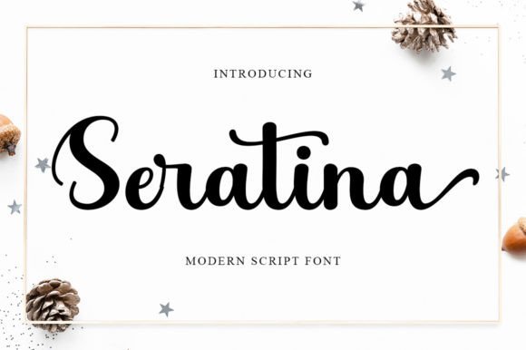 Seratina Script: Elegant Typography for Modern Designers