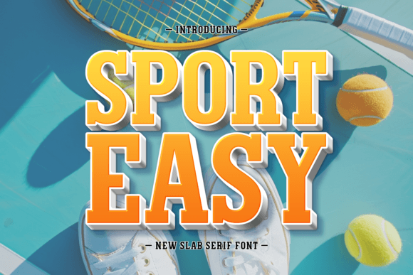 Sport Easy: A Bold Slab Serif Font for Makers