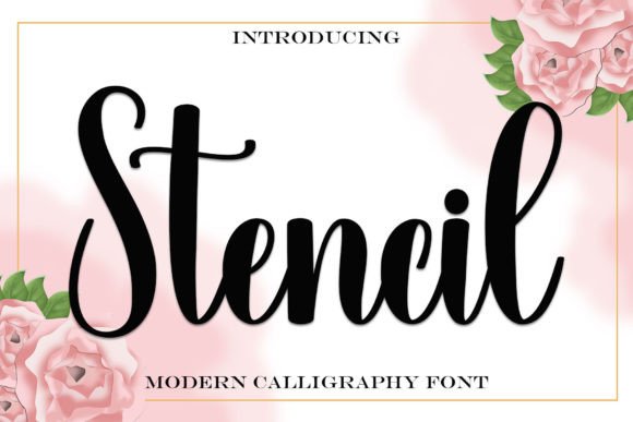 Stencil: A Handwritten Font for Elegant Branding