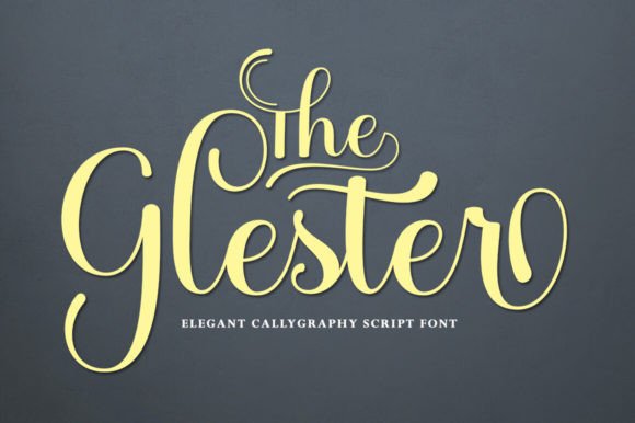 The Glester: A Premium Script Font for Makers