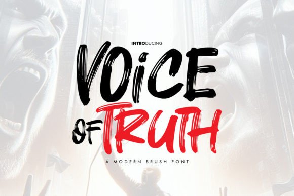 Voice of Truth: A Modern Brush Font for Makers